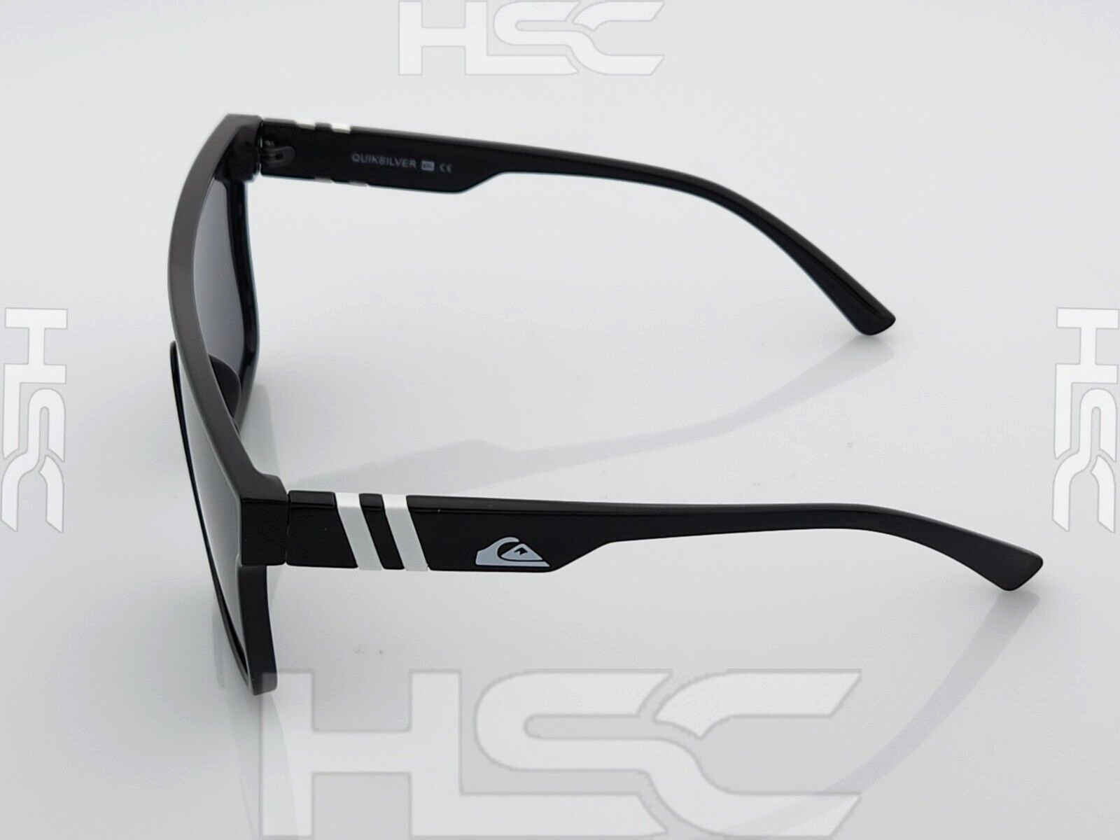 Quiksilver SciFi Shield Sunglasses Gloss Black Frame Dark Smoke Single Lens