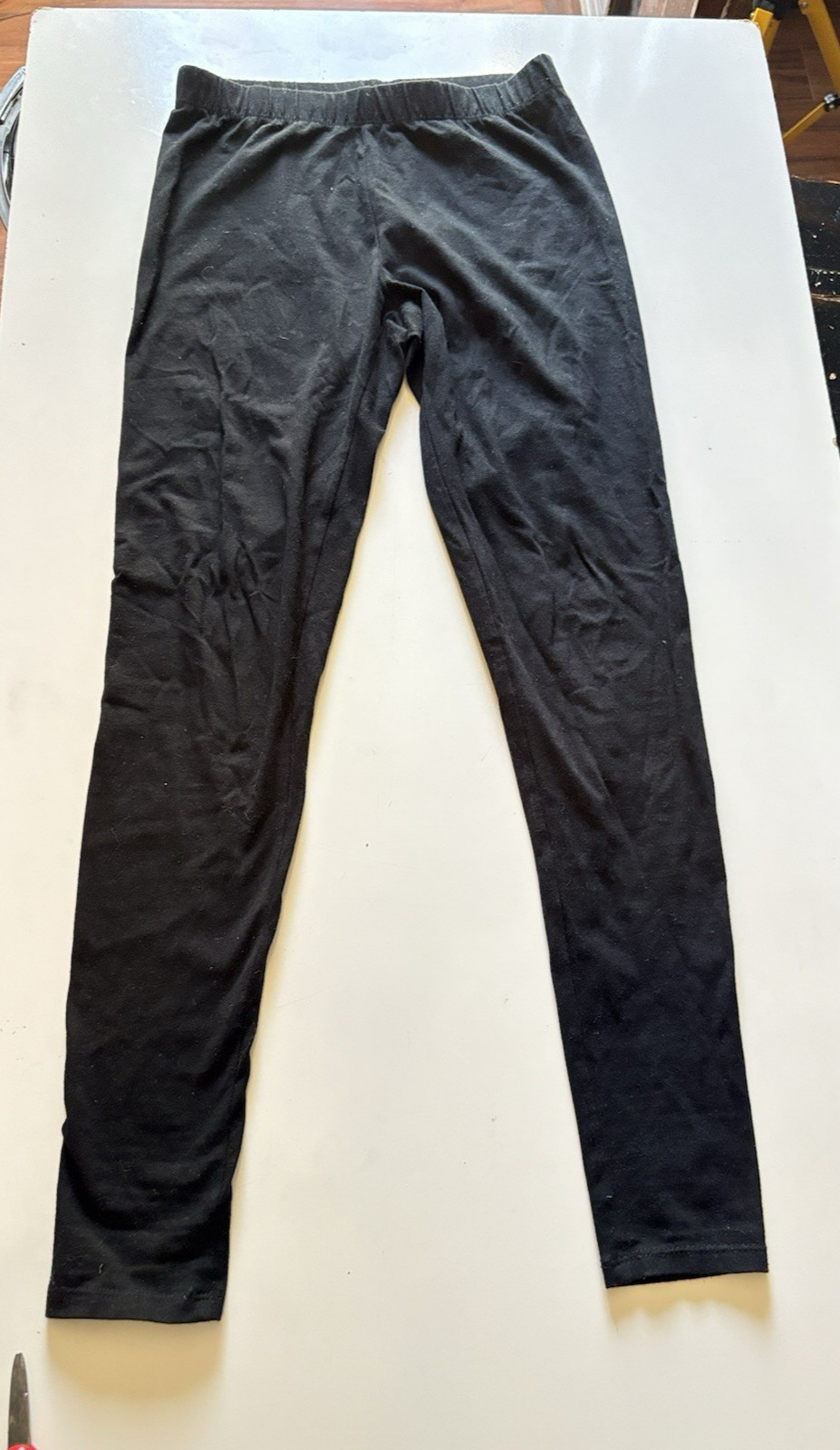 No Boundaries Leggings Juniors S. Black 95% Cotton 5% Spandex Lightweight
