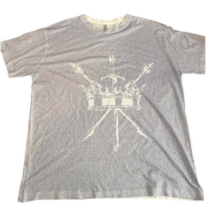 Unique Design Small Wording Aop T-shirt XL