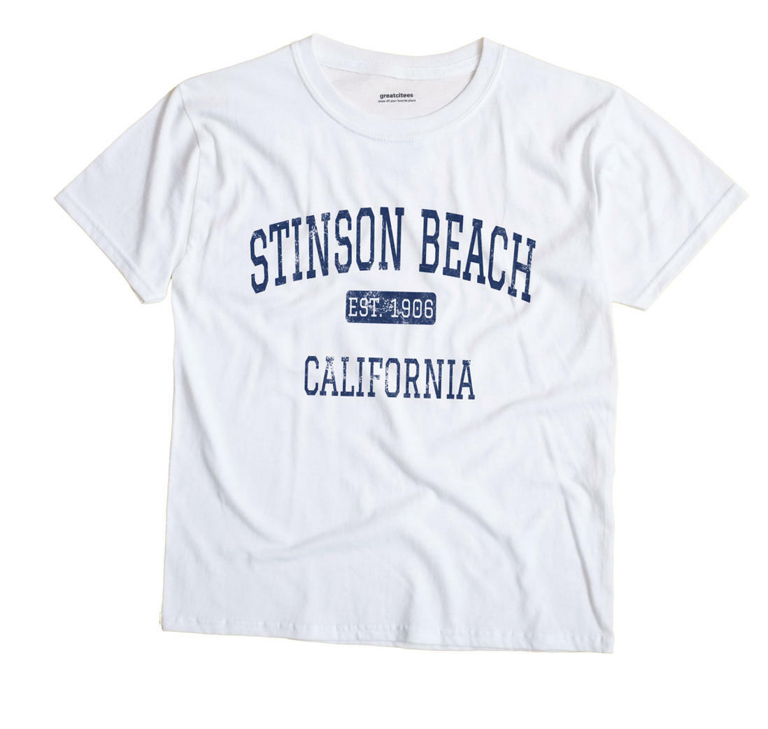 Stinson Beach California CA T-Shirt EST