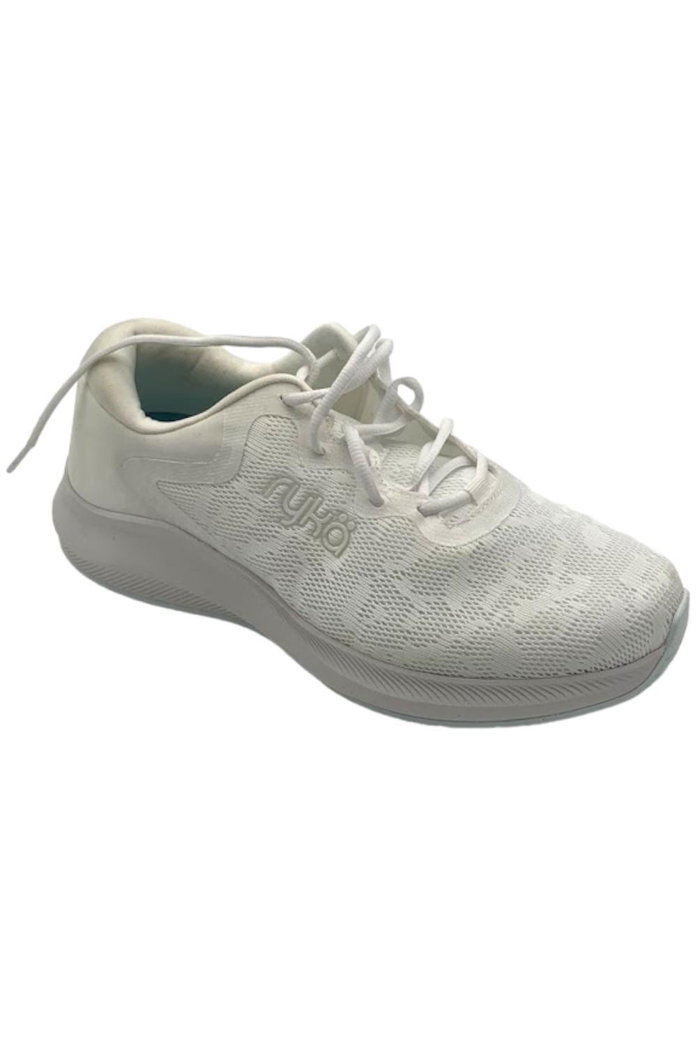 Ryka Mesh Walking Sneakers Frenzy Sand Brilliant White