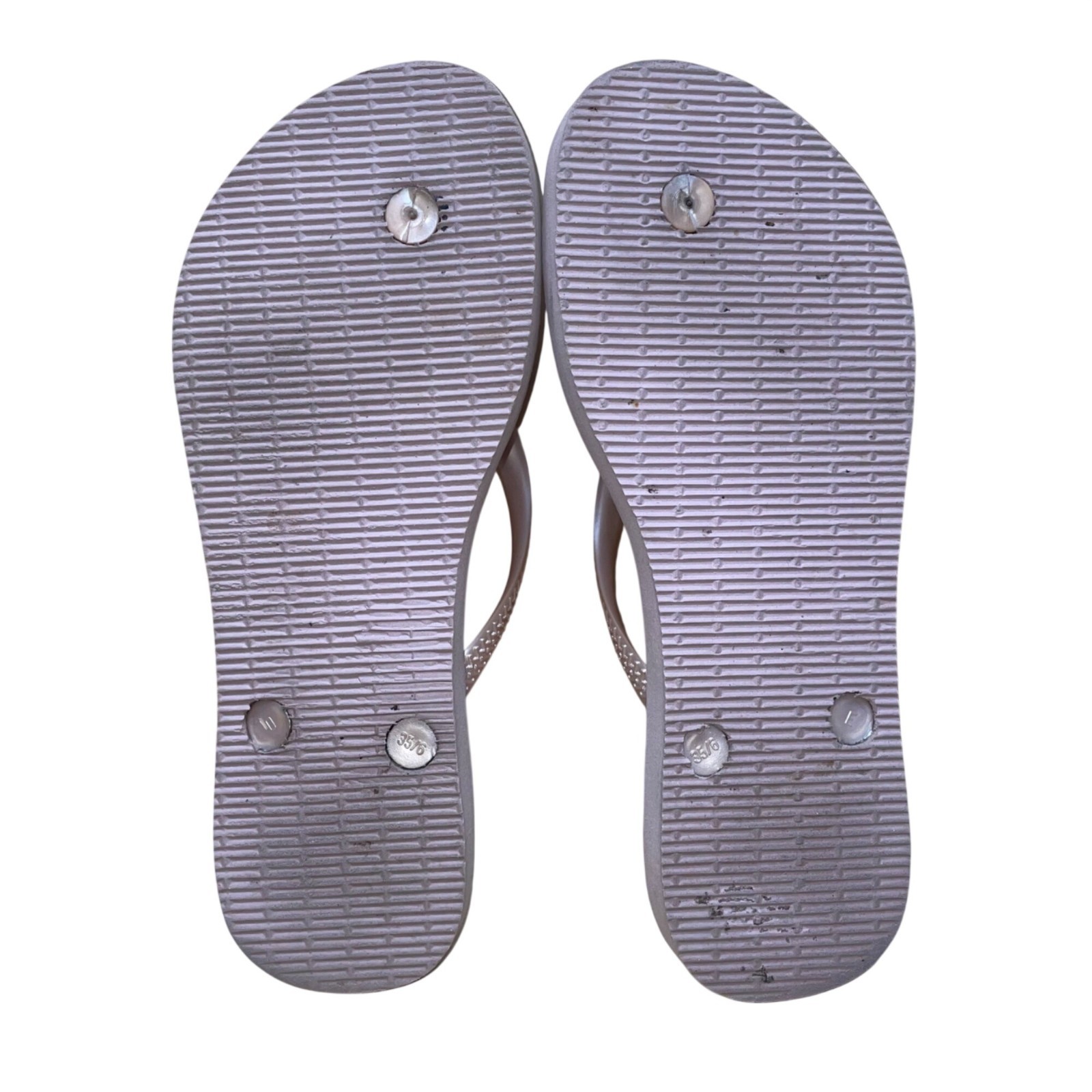 Havaianas Women’s Light Pink Foam Slim Flip-Flops Summer Sandals Size 4/5