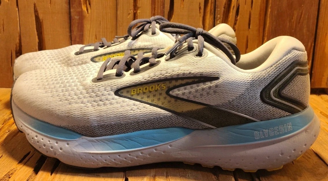 Brooks Glycerin 21 Shoes Coconut Forged Iron Yellow Men’s 13W Nitrogen Injected
