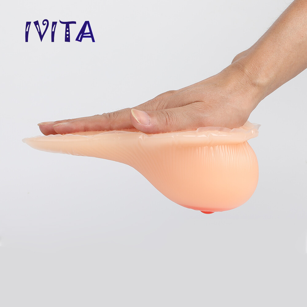 A-EE Cup Teardrop Self-adhesive Silicone Breast Forms False Boobs Bra Enhancers