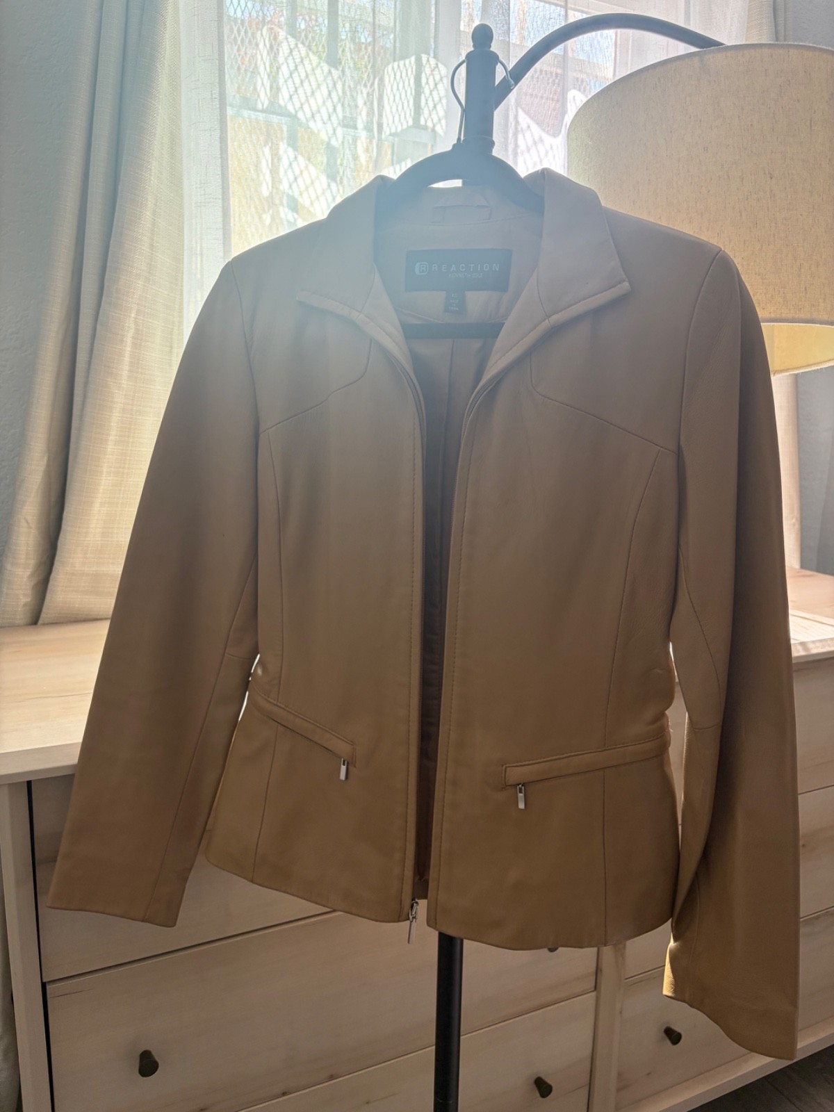 Women’s leather jacket from the REACTION Kenneth Cole line in size XS