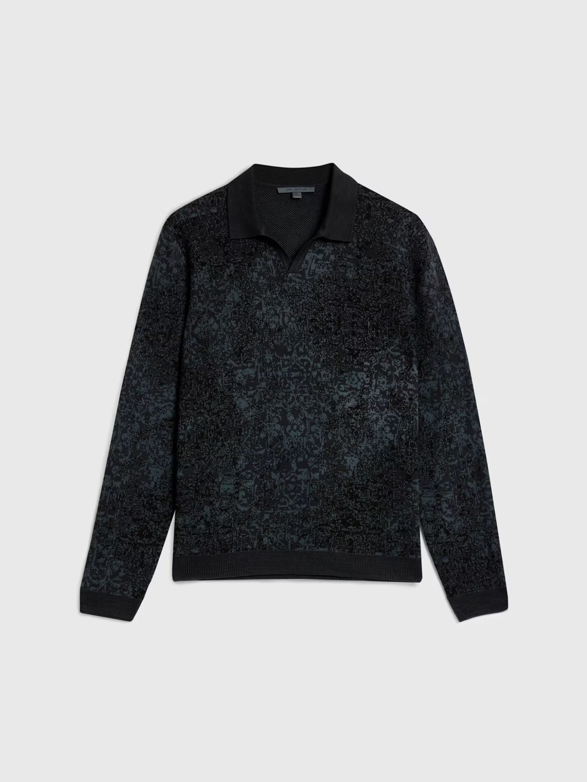 Polo John Varvatos Sweater Oliver Size XL 100% Organic Cotton Jacquard Pattern