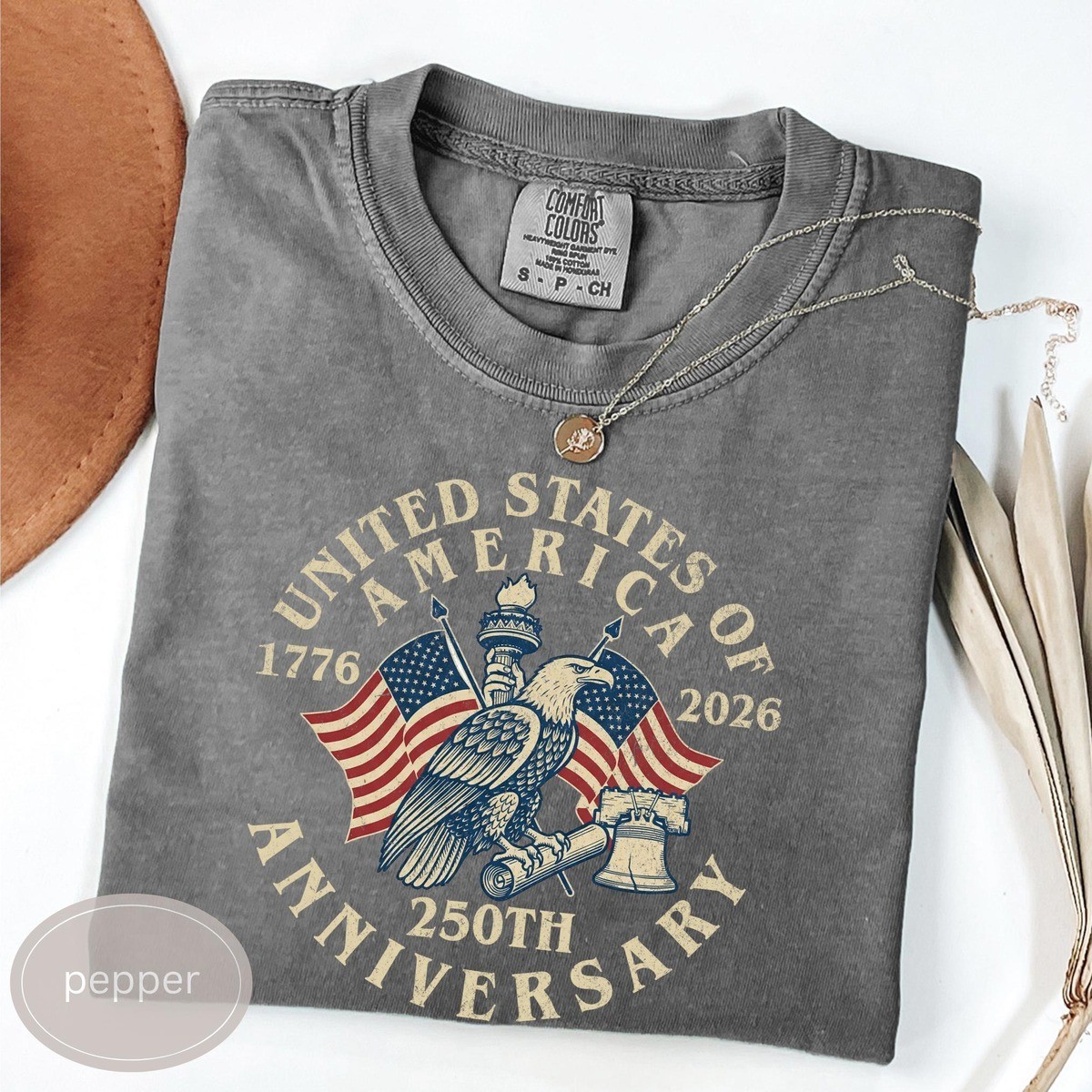 USA 250th Anniversary Vintage Shirt America 250 Flag Semiquincentennial Tee