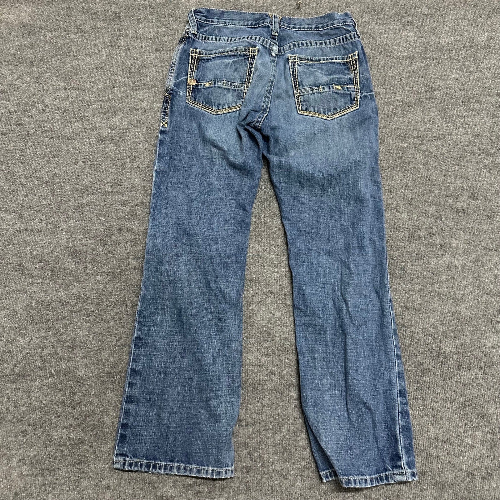 Ariat Jeans Mens Size 31×32 Blue M4 Low Rise Bootcut Relaxed Fit Denim Western