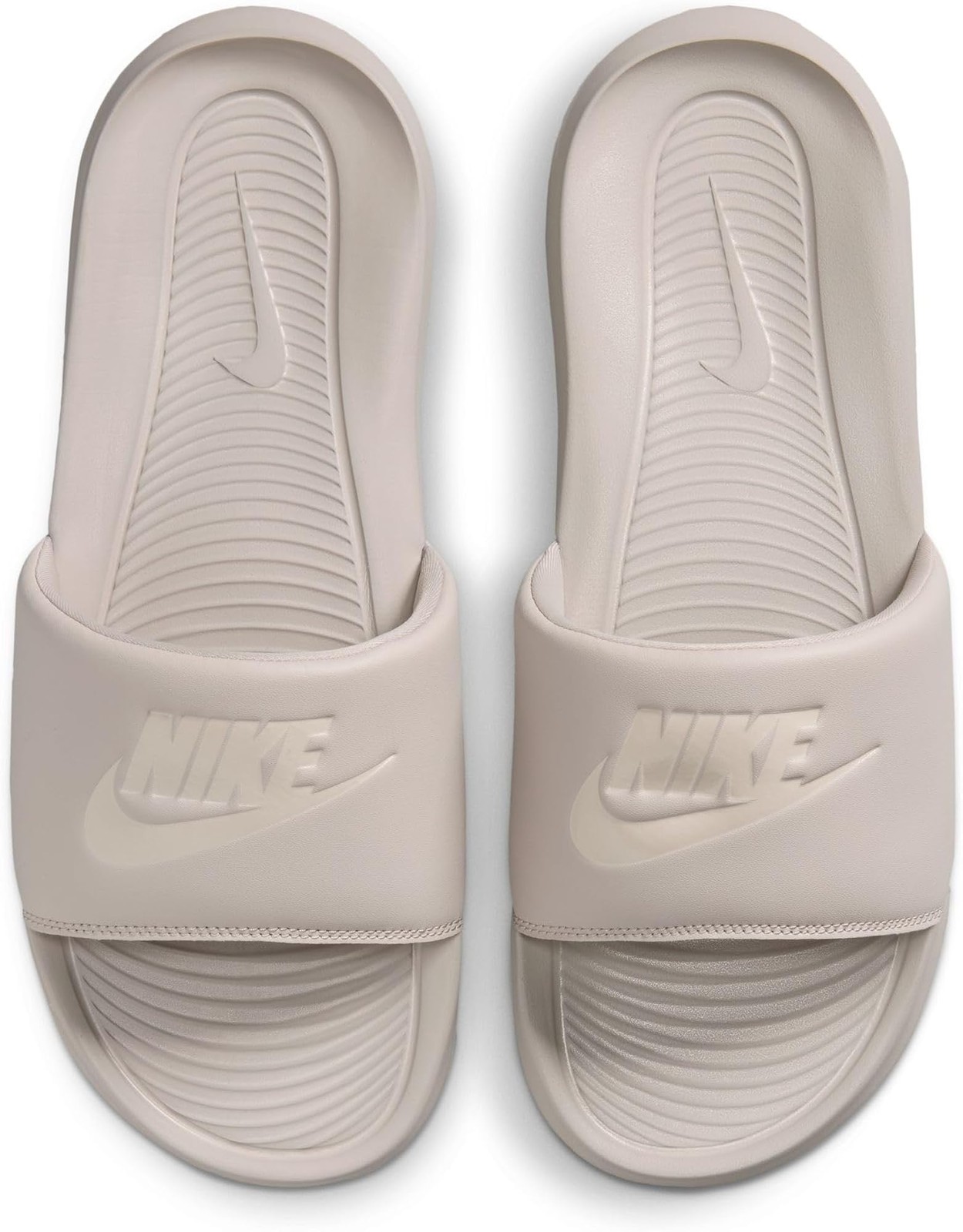 Nike Victori One Men’s Slides, Mineral Slate/Coconut Milk, 15 – Mineral Slate/Co