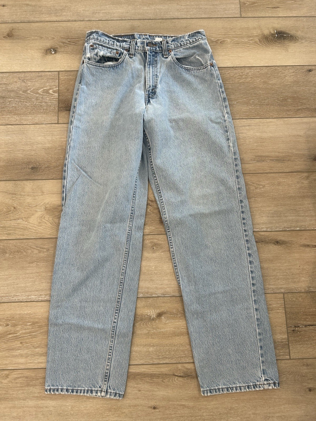 Levis Jeans Mens Measured 30×33 Blue 565 Loose Fit Straight Baggy Denim Casual