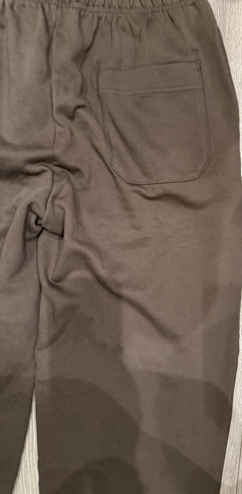 Arket Men’s French Terry Sweatpants Brown Size L BNNT Drawstring Waist Pockets