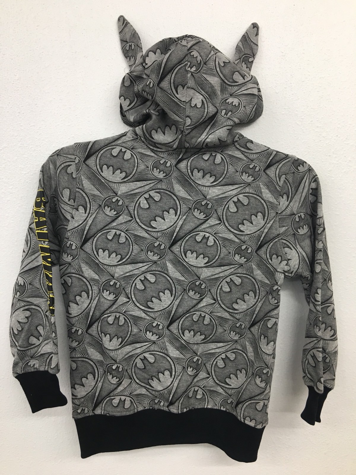 Batman Kids DC Comics Full-Zip Licensed Costume Hoodie with Ma$k Sz 5/6 NWT $42