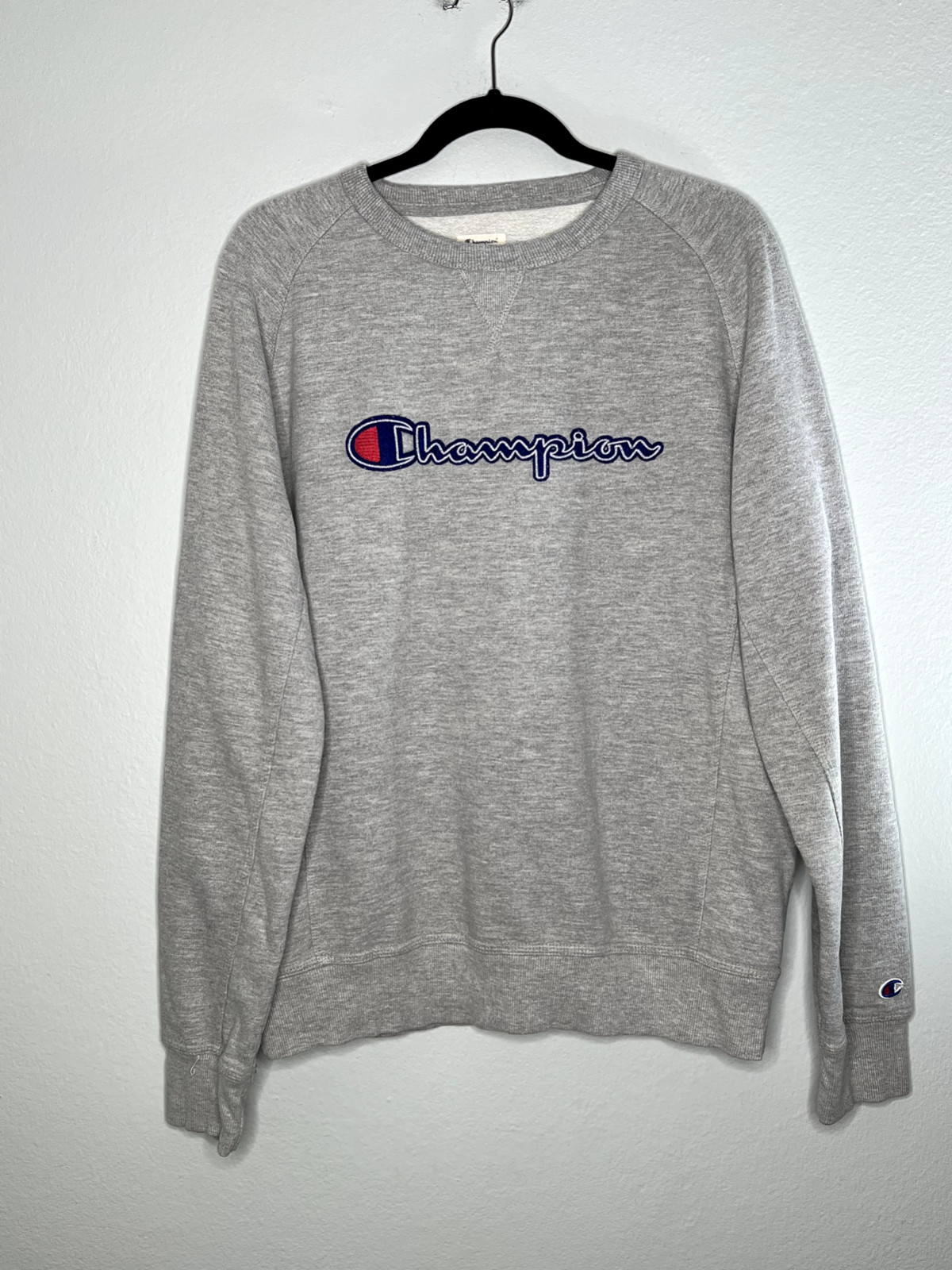 Vintage Champion Reverse Weave Spell Out Logo Crewneck Sweatshirt Sz S