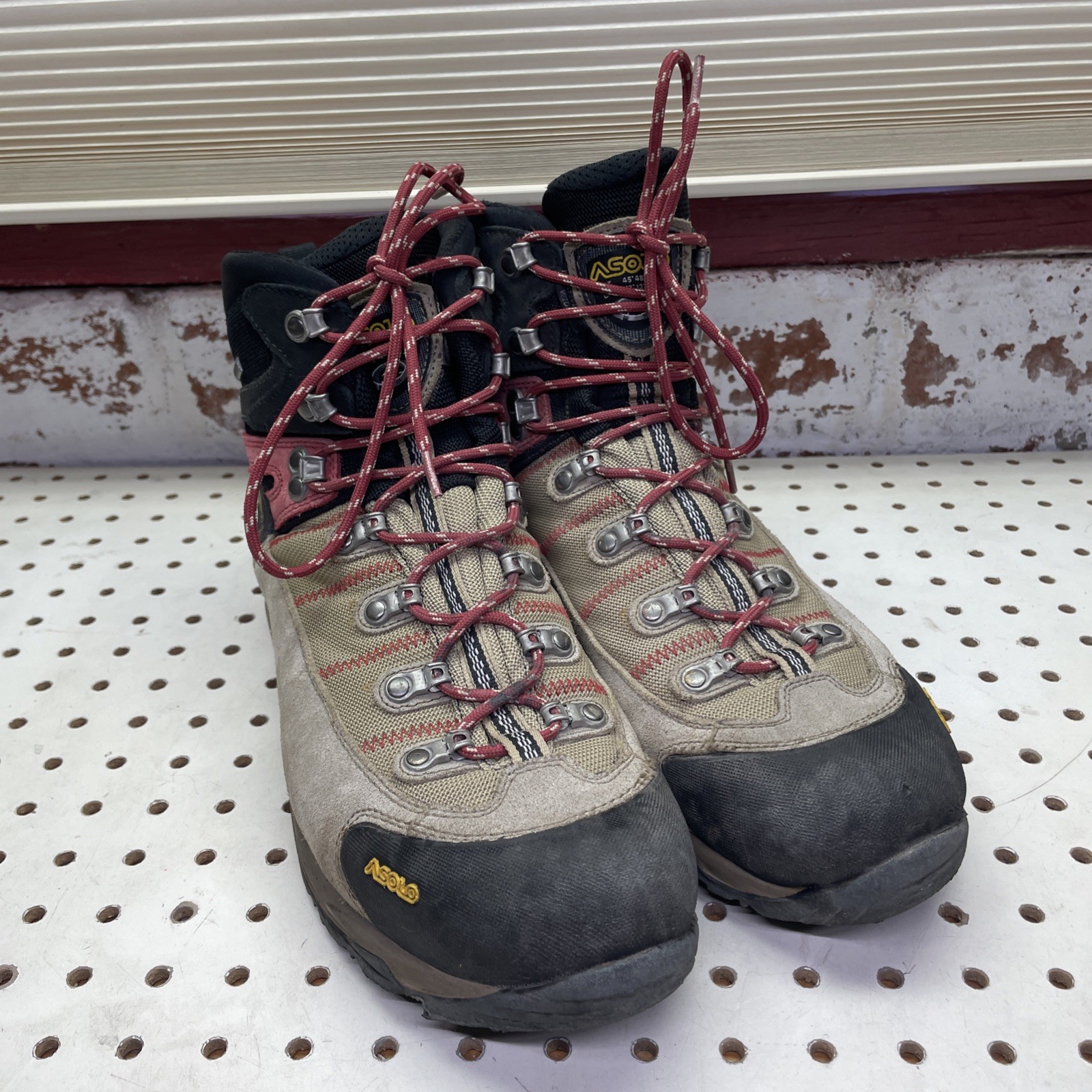 ASOLO FUGITIVE GTX Waterproof Hiking Backpacking Boots Sz Mens 13