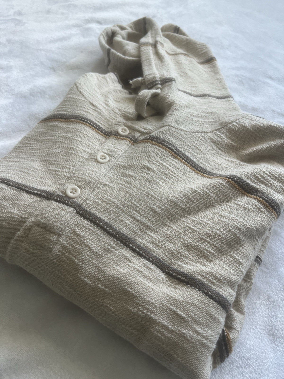 O’Neill Standard Fit Baja Pullover x Light Khaki Size M Knit Beach Lightweight