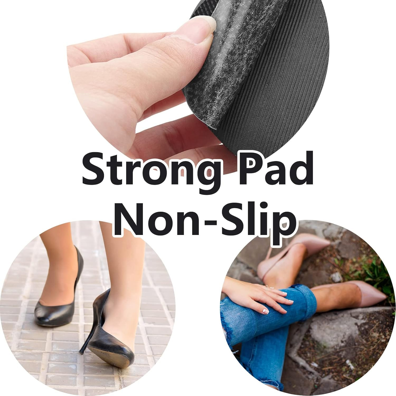24Pcs Non-Skid Shoe Pads, Anti-Slip Shoe Grips for High Heels, Self-Adhesive …
