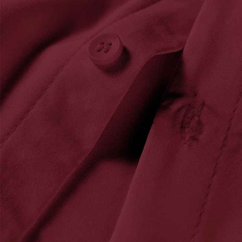 Mens Business Casual Solid Color Short Sleeve Summer Shirt No Iron Beach Gift