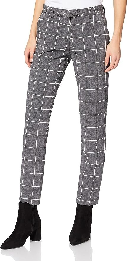 Brax Golf Women’s Model Calina Sports Pants 69-5497, Gray, Size S / 36 EU