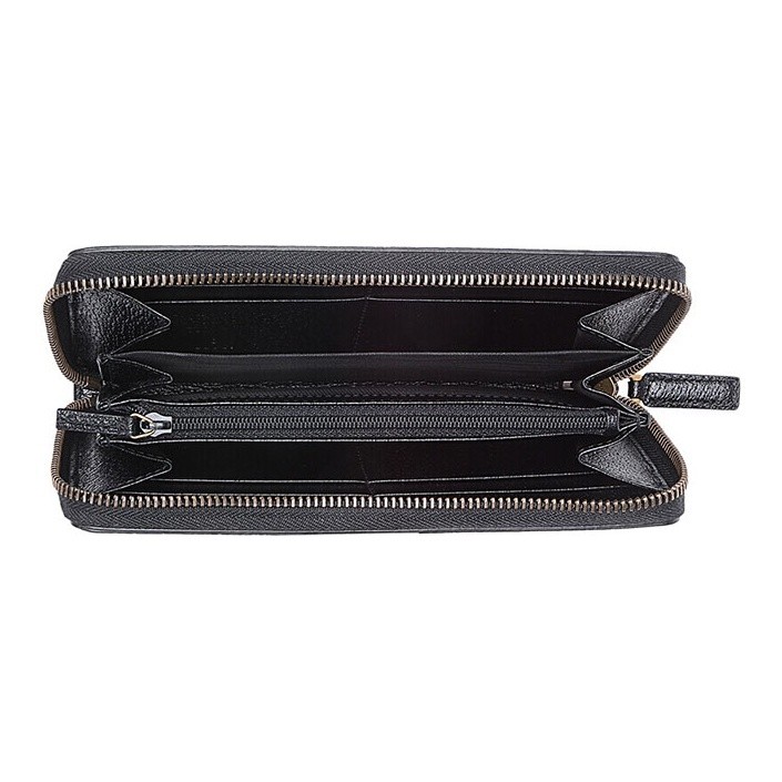 Gucci Marmont Gold Logo Long Zip Calfskin Wallet 7.48×0.98×4.13 in
