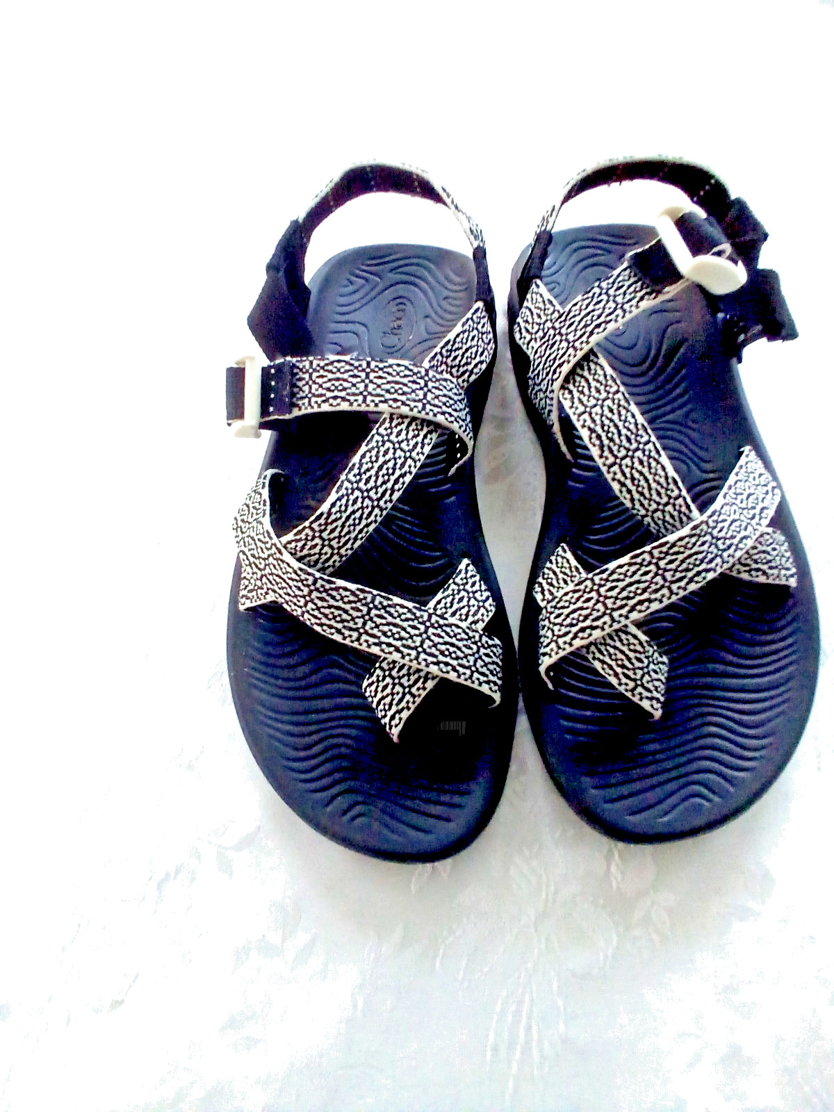 Chaco Womens Z/Volv 2 Cloud Sandals Size 8 Ecotread Verdent Black Trac Wet/Dry