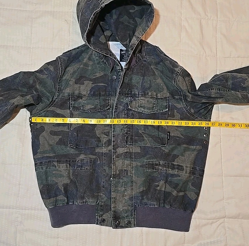 Vintage Mil-Tec Sturm Heavy Multi Camo Hoodie Jacket Size XL Military Germany?