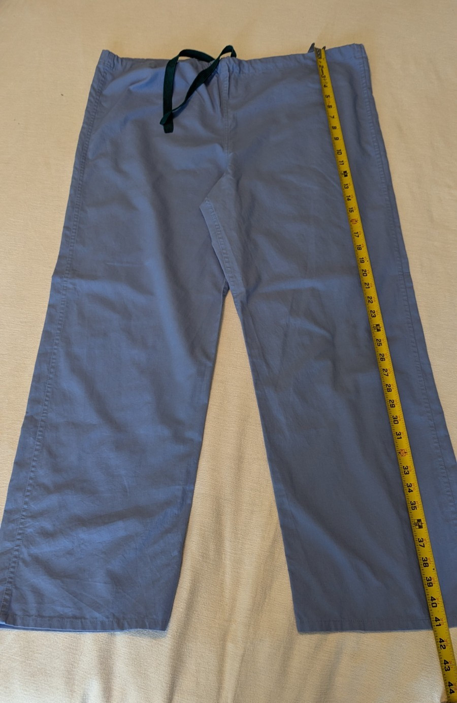 Standard Textile Blue Short Sleeve Scrub & Pants M Poly/ Cotton