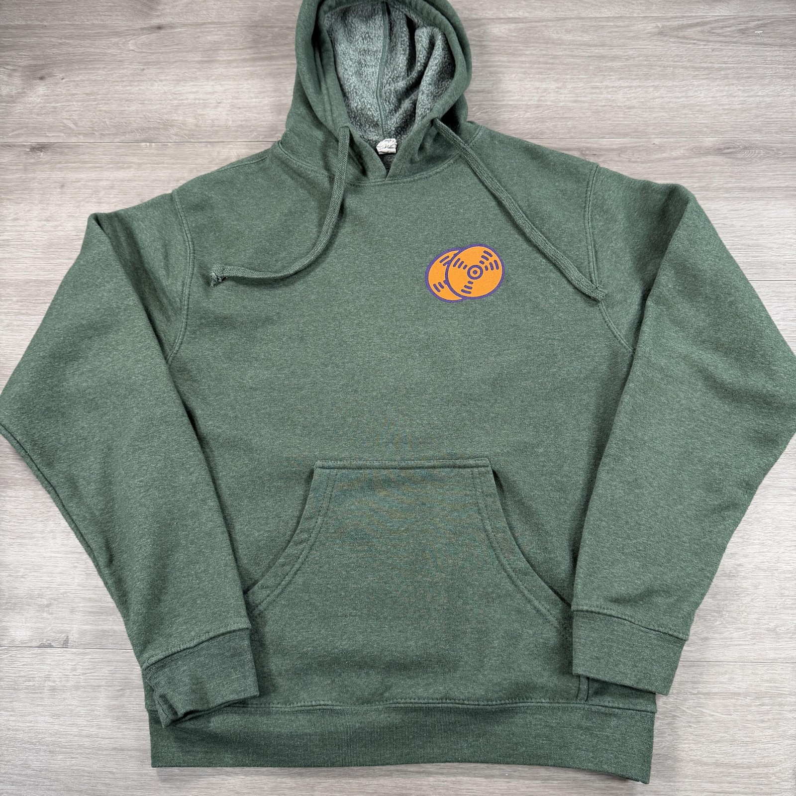 Morgan Wallen Hoodie Mens Small Green Dangerous Double Album Pullover Fleece