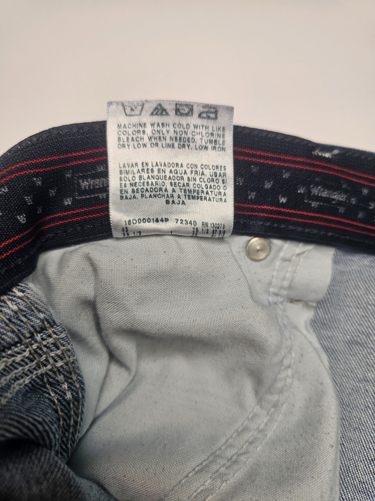 Wrangler Carpenter Jeans Men’s 38×29 Relaxed Fit Straight Leg 99% Cotton