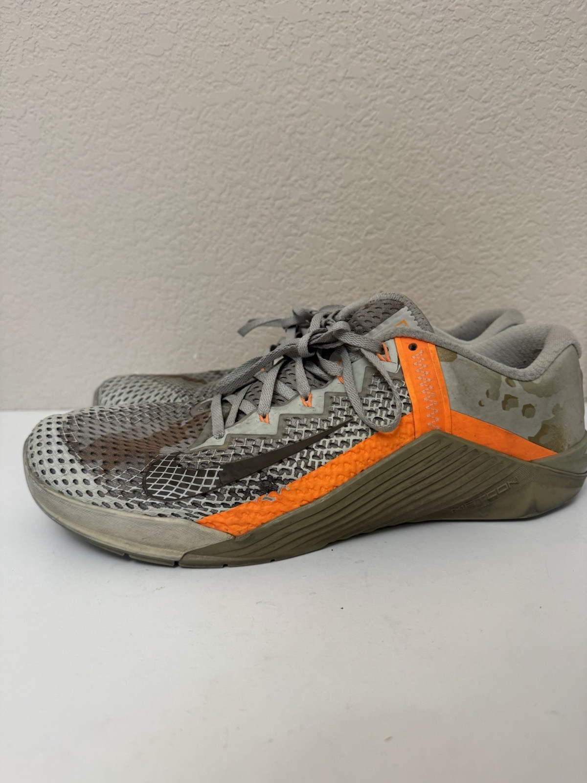 Nike Metcon 6 Cross Training Shoes Mens Size 12 Gray Casual Running Sneakers