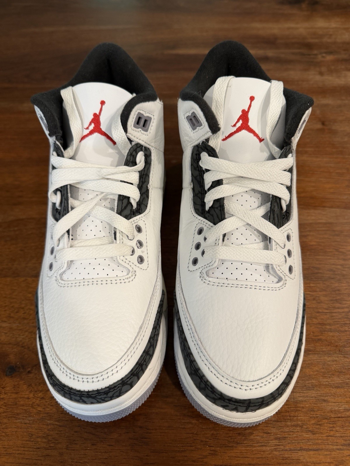 Jordan Air Jordan 3 Retro (GS) White Fire Red Black Grey 7Y DM0967-106