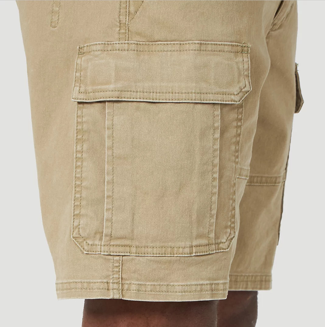 Wrangler Men’s Cargo Shorts w Stretch Relaxed Fit Tech Pocket CHOSE COLOR & SIZE