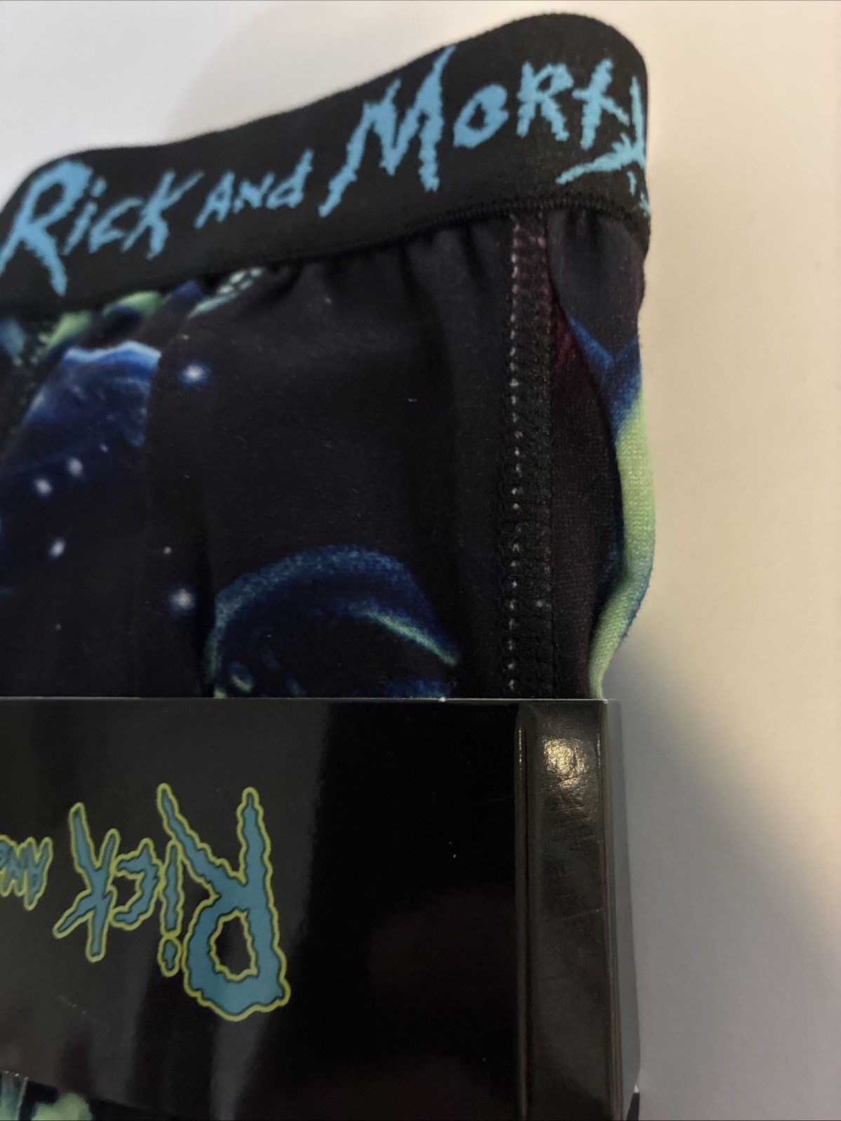 Rick And Morty Men’s Boxer Brief 2-Pk Men Size: S ( 28-30) Elastic Waist Band