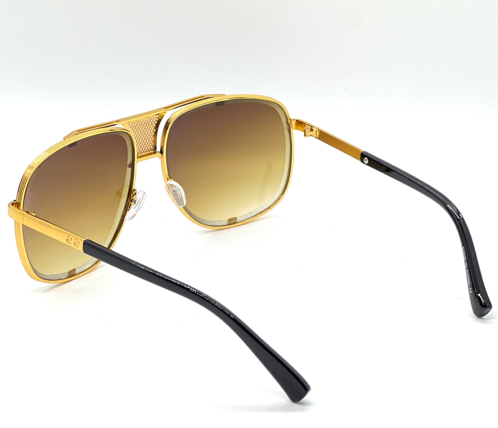 Luxury Sun Glasses Outdoor Driving Retro Black Gradient Lens Classic Eye Glasses