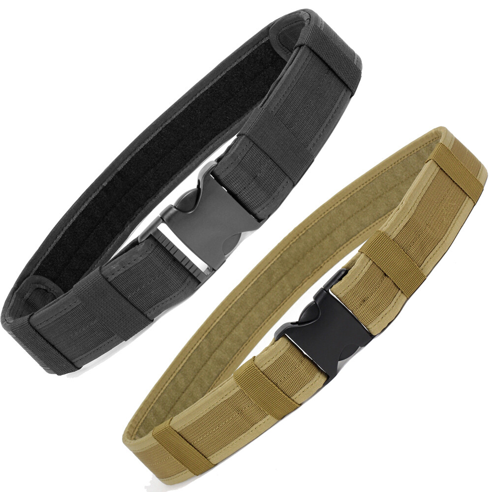 Tactical Combat Gear Security Belt Outdoor Military Adjustable Heavy Duty Belts