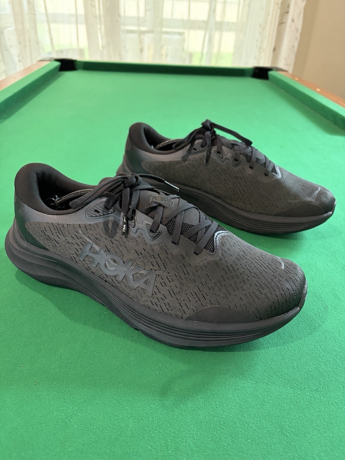 Hoka One One Solimar 2 Men Size 12.5 2E Black Running Sneakers Shoe 1177330 BBLC