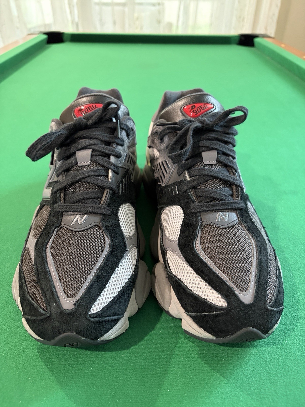 New Balance 9060 Men Size 12 D Black Castlerock Gray Comfort Sneaker U9060BLK