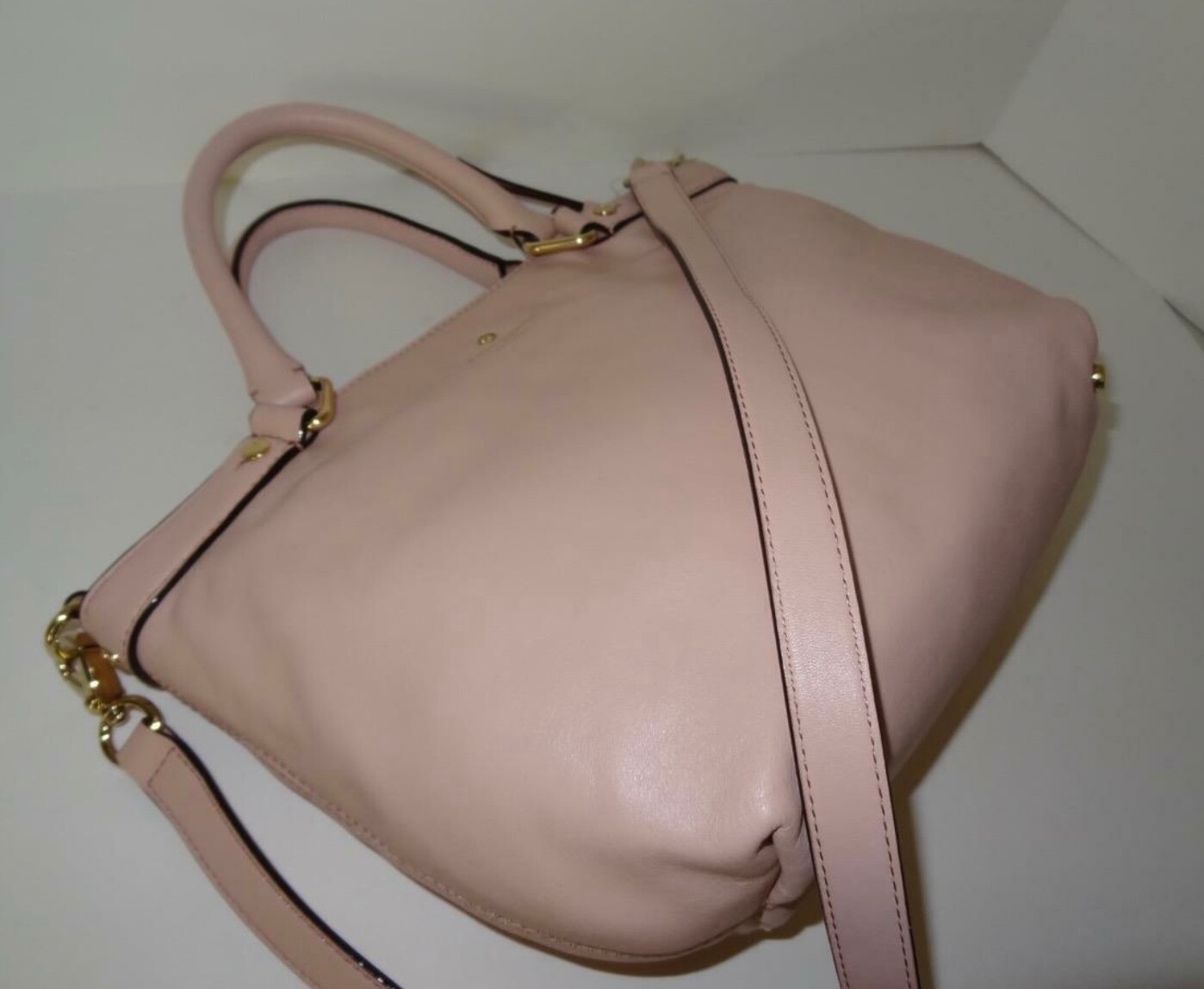 Last 1 KATE SPADE Hamilton Handbag Crossbody Pink Leather NWT MSRP $328