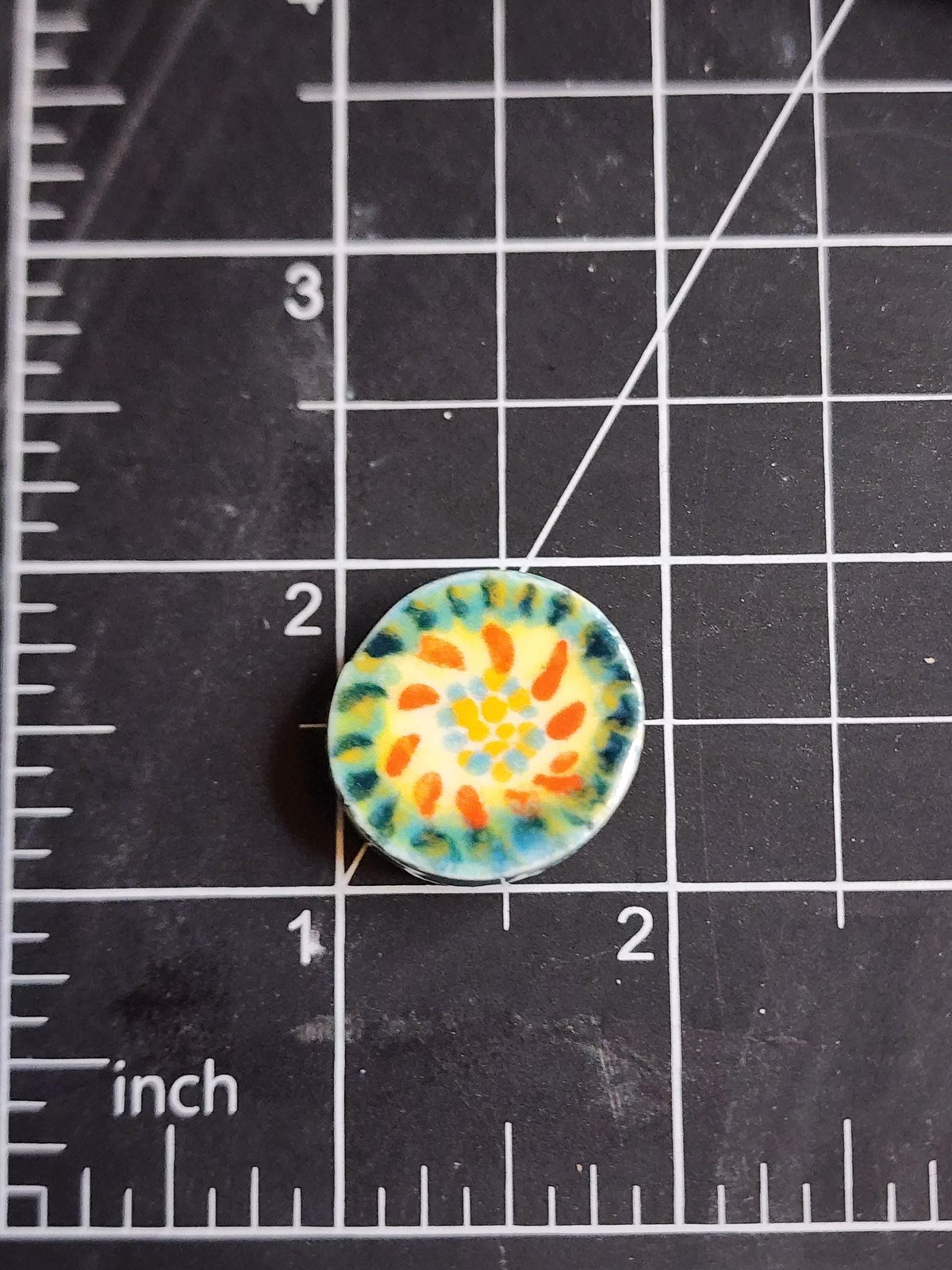 Mid to Lil CeramagnetsHandmade Ceramic Button Magnets – Wearable Art | Colorful