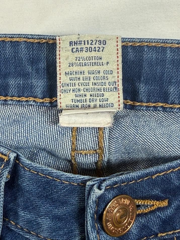 Vintage True Religion Womens Jeans 30 Becky Bootcut Stretch Denim Pants USA Made