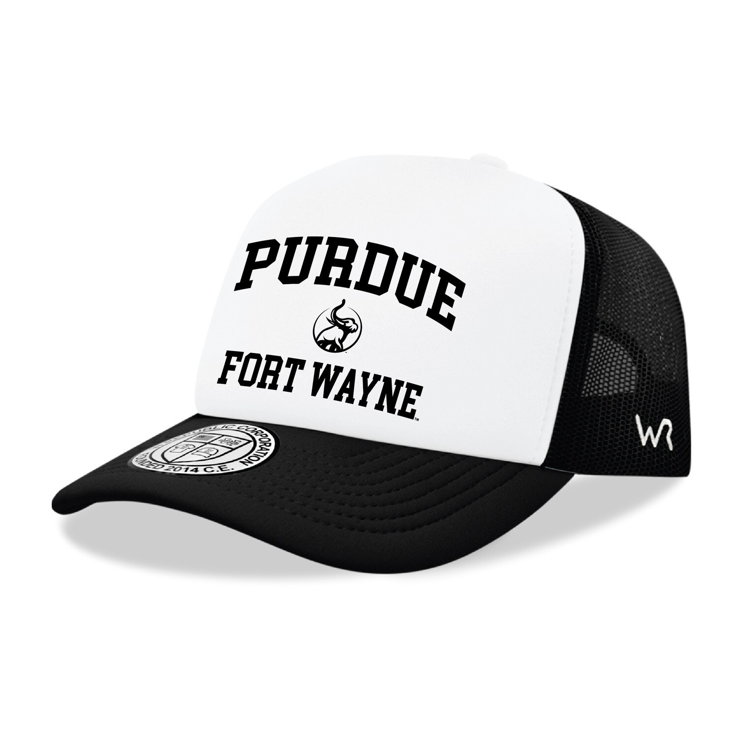 Purdue University Fort Wayne Mastodons PU Trucker Mesh Snapback Seal Hat
