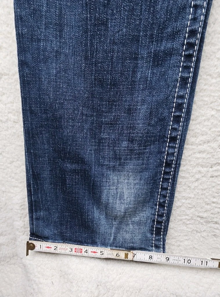 Buckle SLVG Salvage Jeans Mens 34×34 Mayhem Regular Bootcut Blue Denim