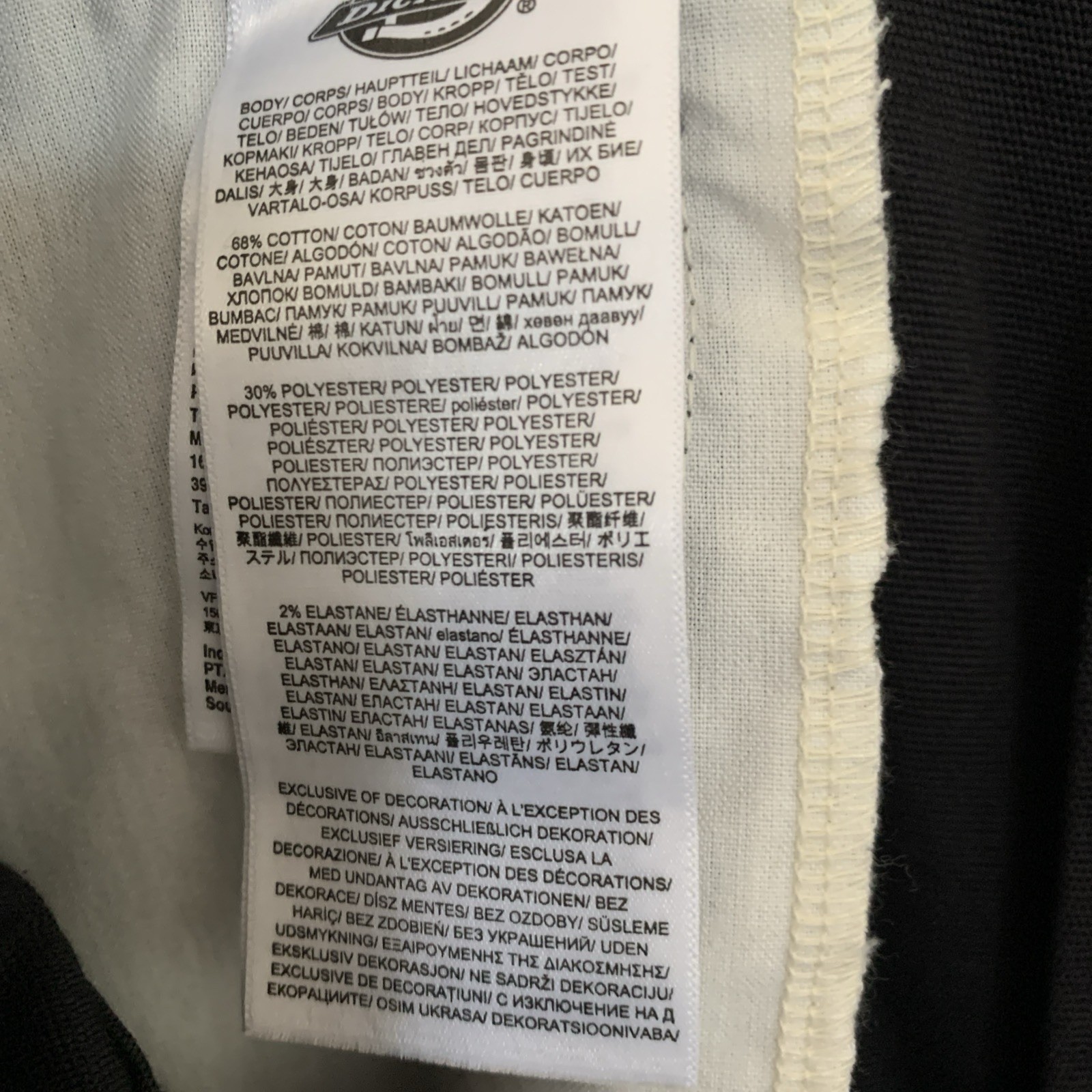 PICK SIZE – Dickies P420309 Mens Black Flex Duck Shorts – 11” Inseam