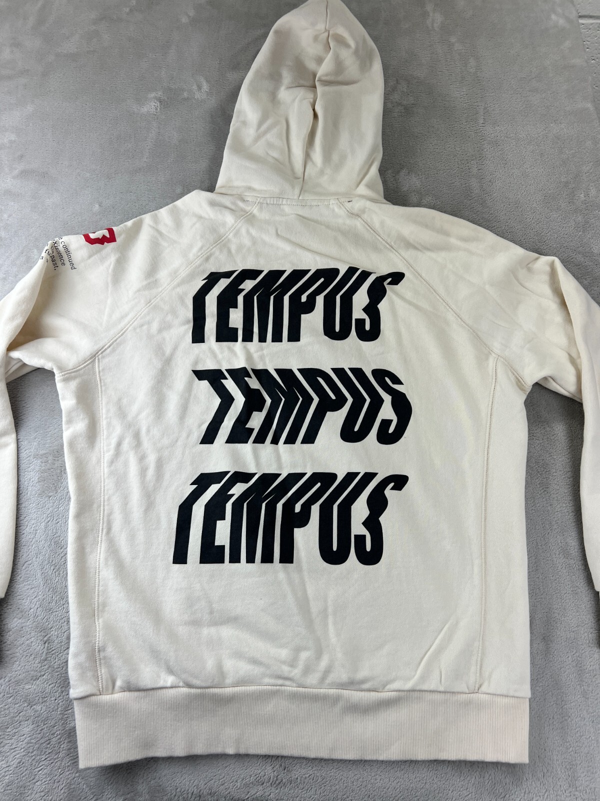 TEMPUS STUDIO Sweatsuit Jogger Set Size MEDIUM Beige Heavyweight Hoodie + Pant