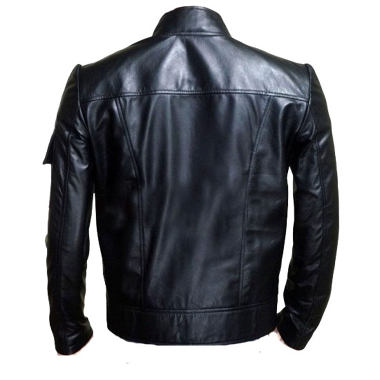 Mens Star Wars Han Solo Empire Strikes Back Genuine Leather Halloween Jacket