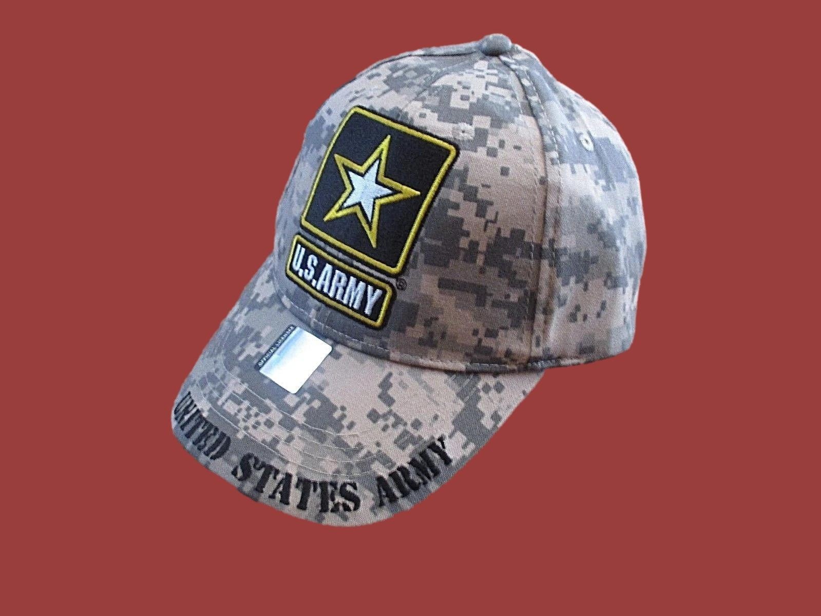 U.S ARMY STAR LOGO CAMOUFLAGE HAT CAP OFFICIAL LICENSED PRODUCT