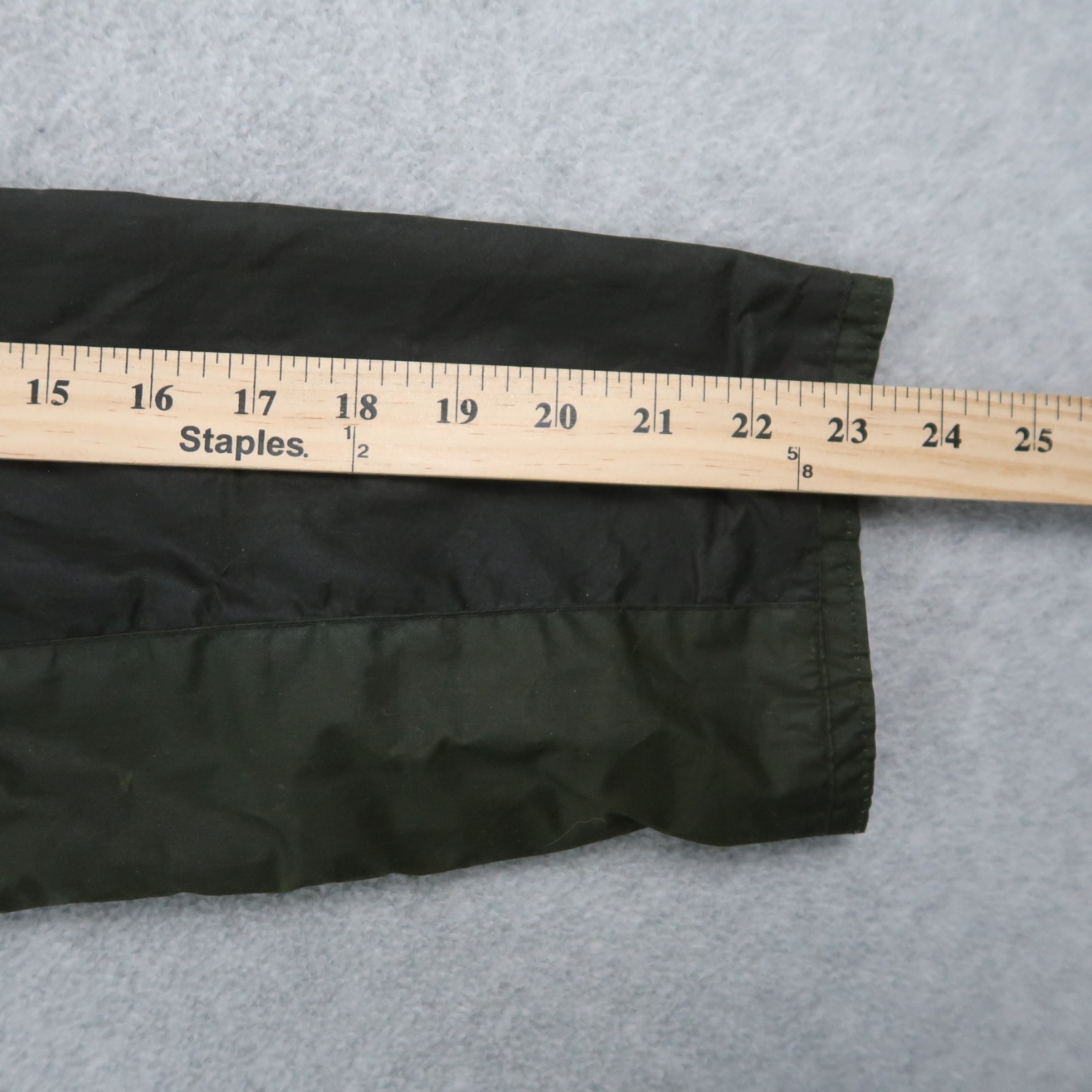 VIntage 90s Barbour Men’s A5 Lined Durham Wax Jacket Green C42 / 107CM