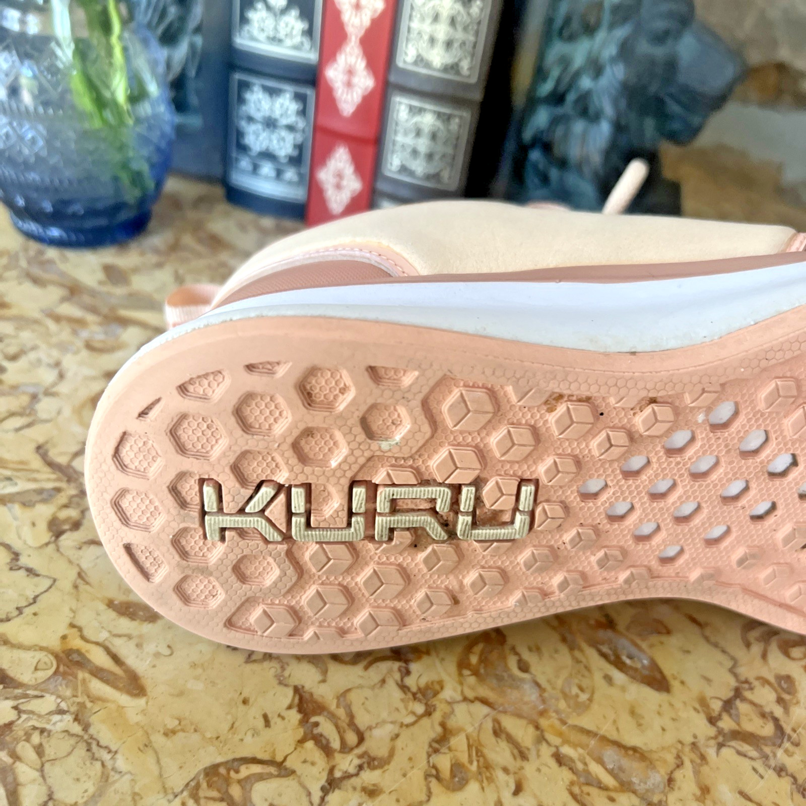 Kuru Atom Womens Size 9 Pink White Athletic Running Walking Shoes Sneakers
