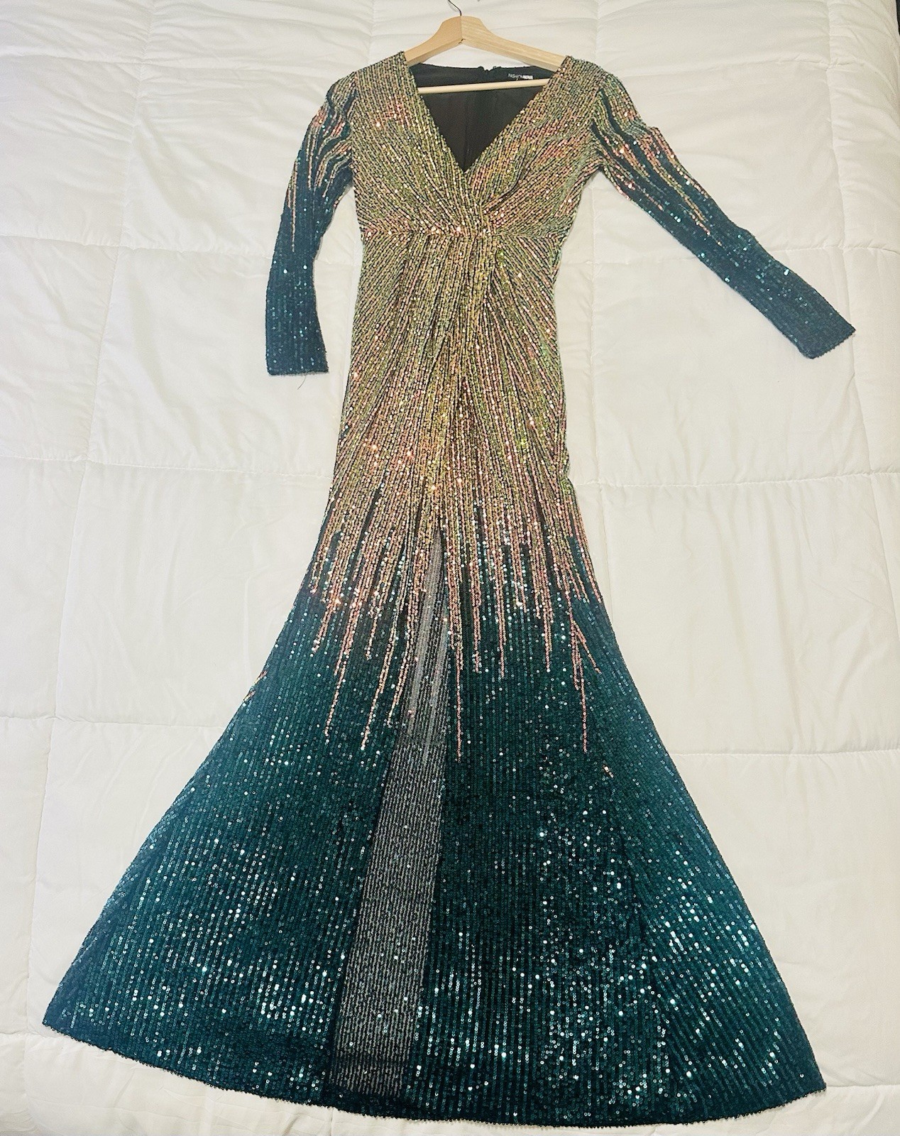 Chasing Dreams Sequined Maxi Gown