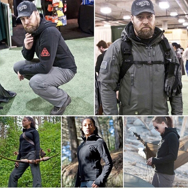 Tactical Jacket Mens Waterproof Military Coat Soft Shell Work Windbreaker Jacket