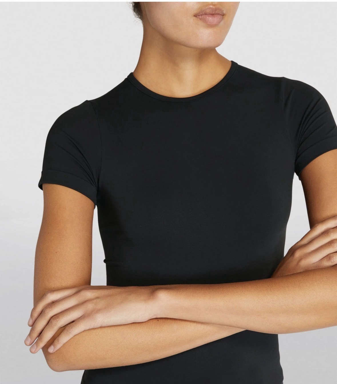 NWT Skims Soft Smoothing Seamless Tee Shirt Sz M